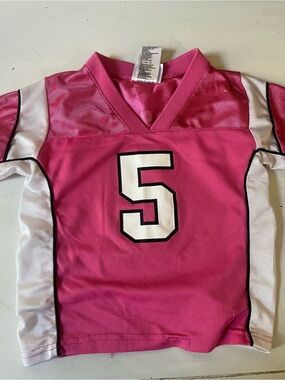 Ohio State Pink Athletic Number 5 Jersey Top